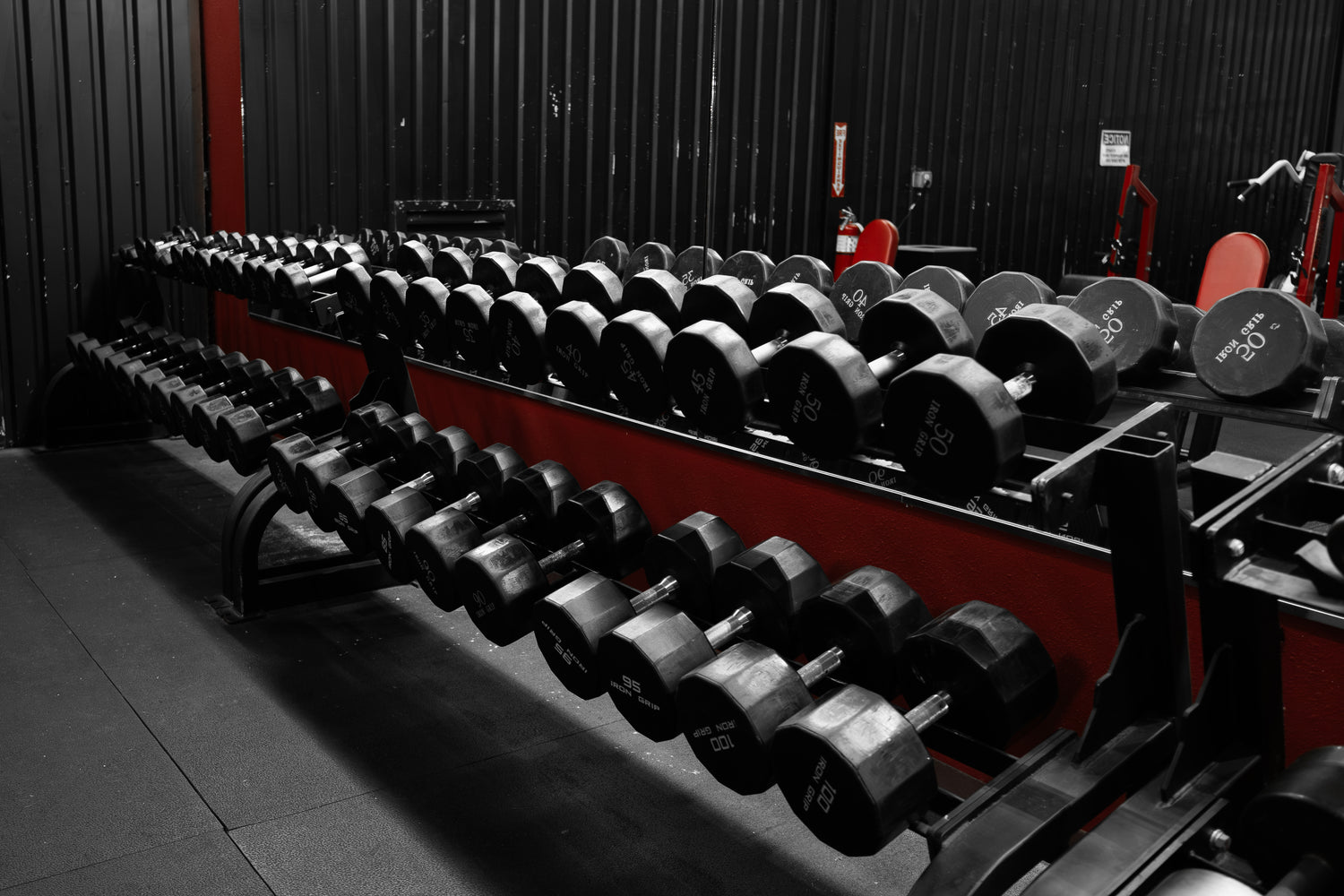 Roman Empire Gym Iron Grip Dumbbells