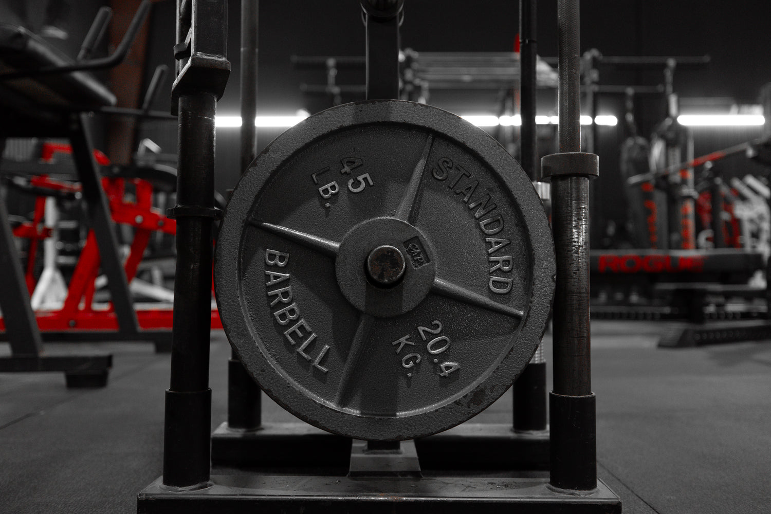 Roman Empire Gym Standard 45lb Barbell Plates